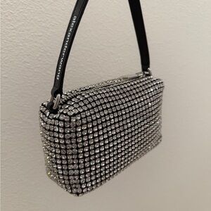 Alexander Wang heiress pouch in crystal mesh
